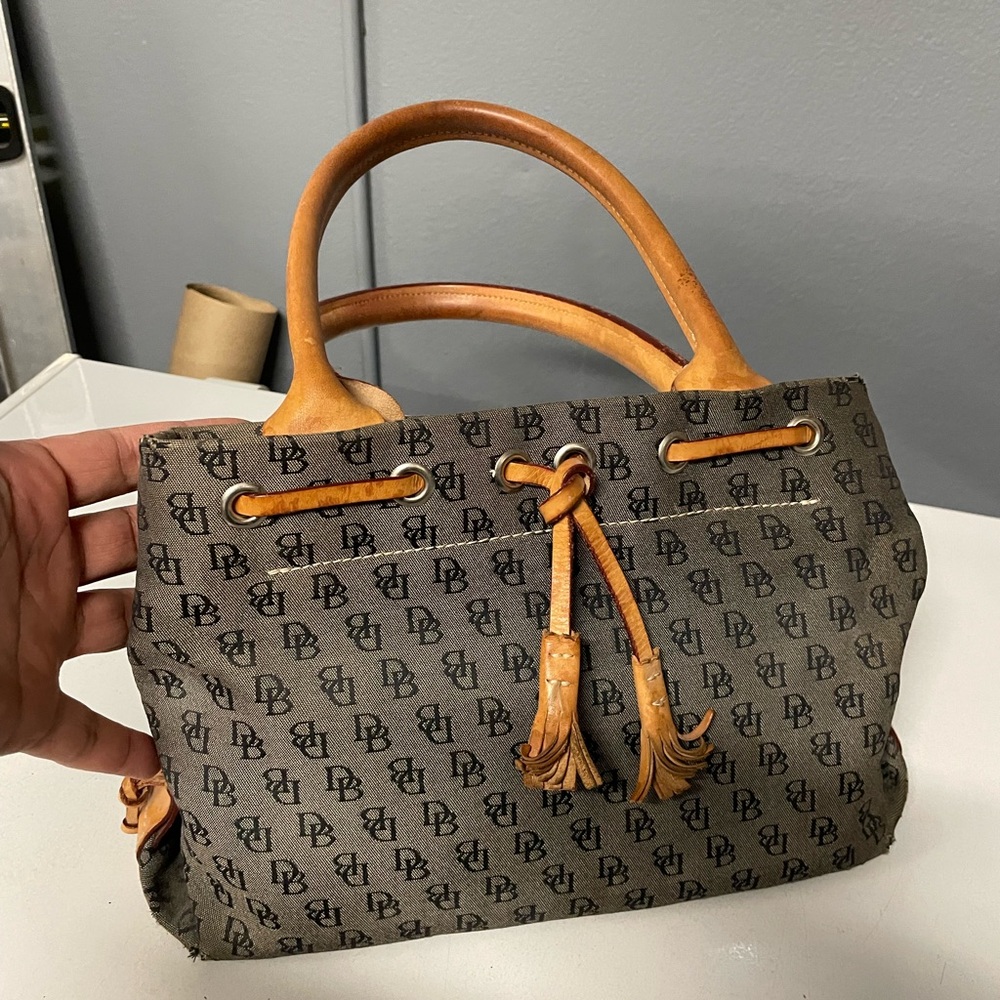 Dooney & Bourke Brown Monogram Tote Bag